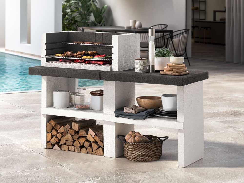 Palazzetti Menton - Grillkamin für Holz und Holzkohle – Bild 4