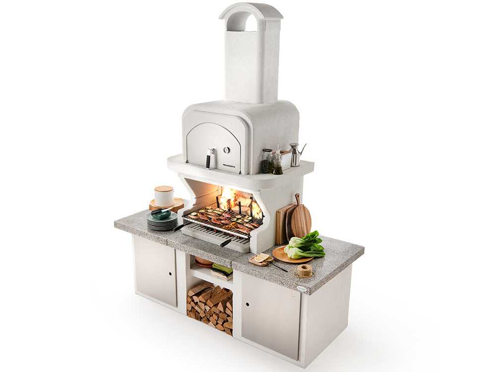 Palazzetti Pamplona - Kombi-Grillkamin-Holzbackofen aus Beton – Bild 3