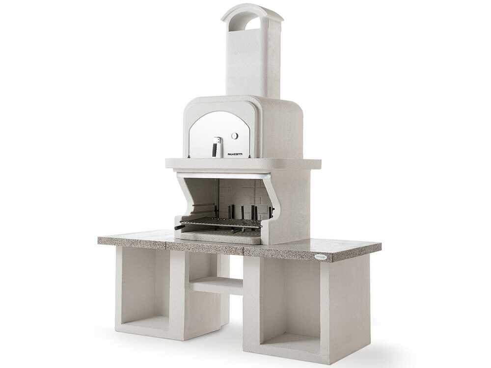 Palazzetti Pamplona - Kombi-Grillkamin-Holzbackofen aus Beton – Bild 4