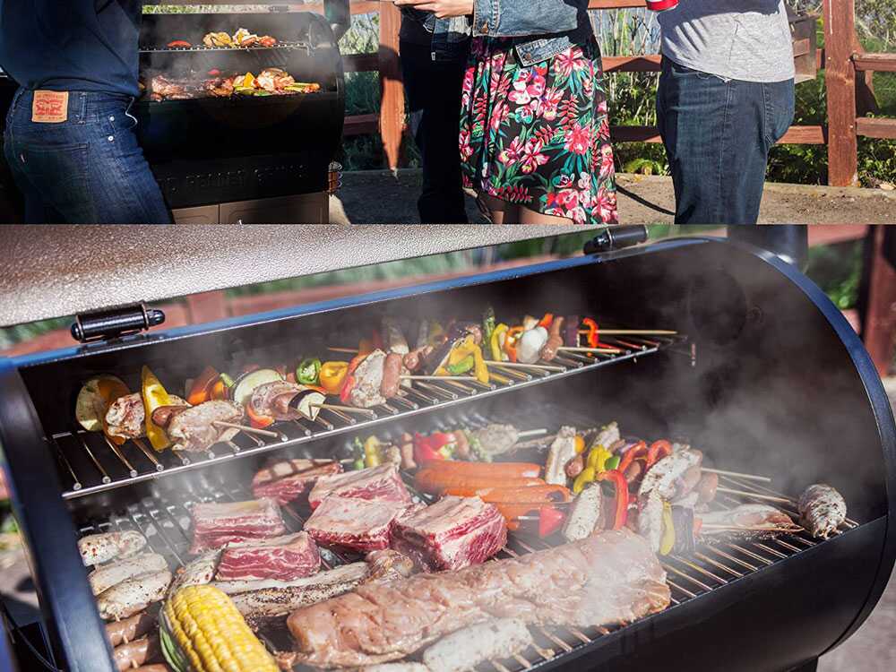 Pelletgrill ZGRILLS ZPG-700D - Grillrost aus Edelstahl - Kochfläche 66x49 cm – Bild 4