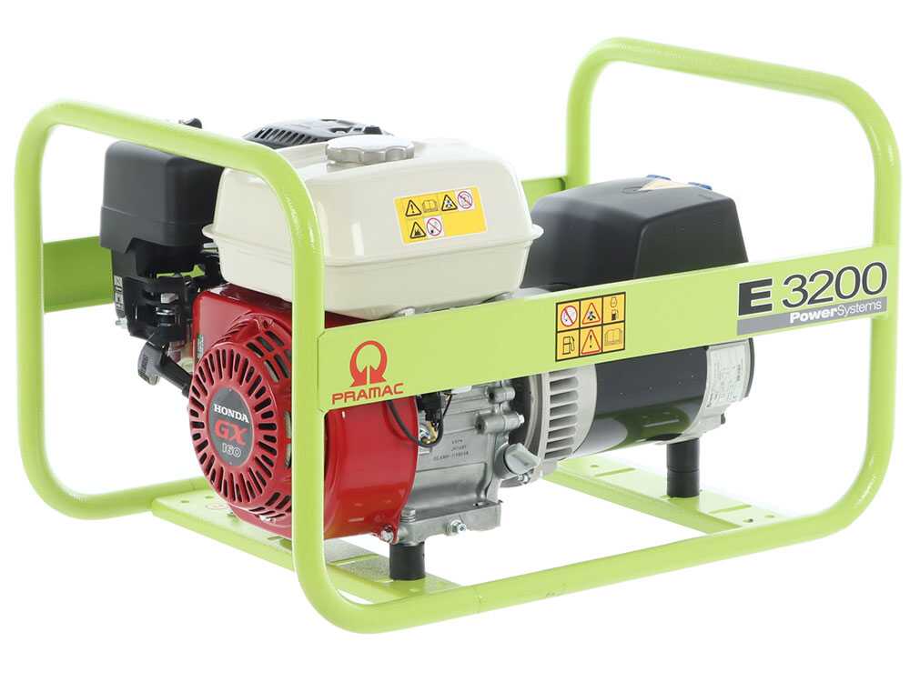 Pramac E 3200 - Benzin-Stromerzeuger 2.6 kW - Dauerleistung 2.2 kW - 230V – Bild 4