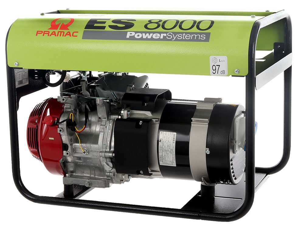 Pramac ES 8000 - Stromerzeuger 230V 6.4 kW - Dauerleistung 5.4 kW - 230V – Bild 4