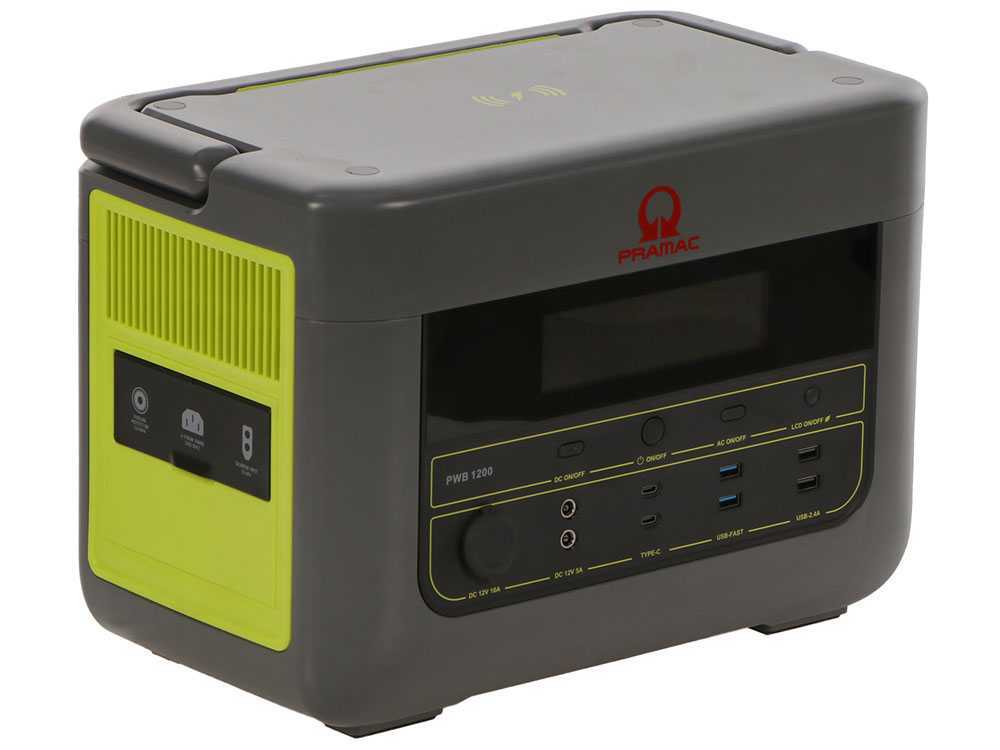 Pramac PWB 1200 - tragbare PowerStation - 1200W - 1075 Wh/25.6V – Bild 2