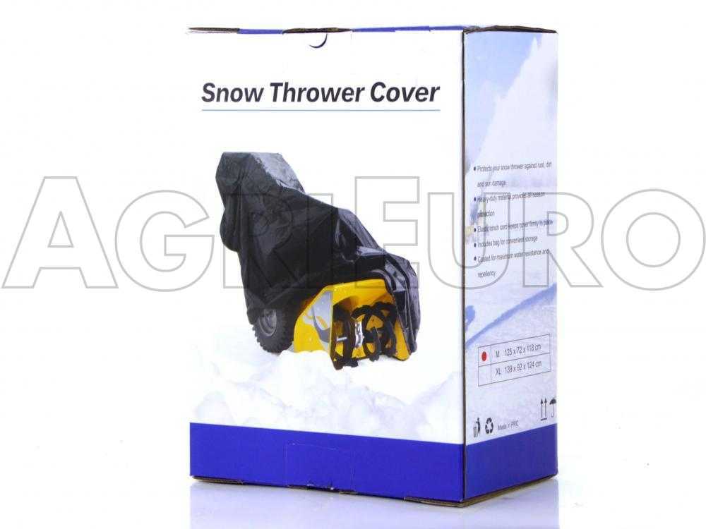 Professionelle Abdeckhaube für Schneefräsen - M – Bild 3