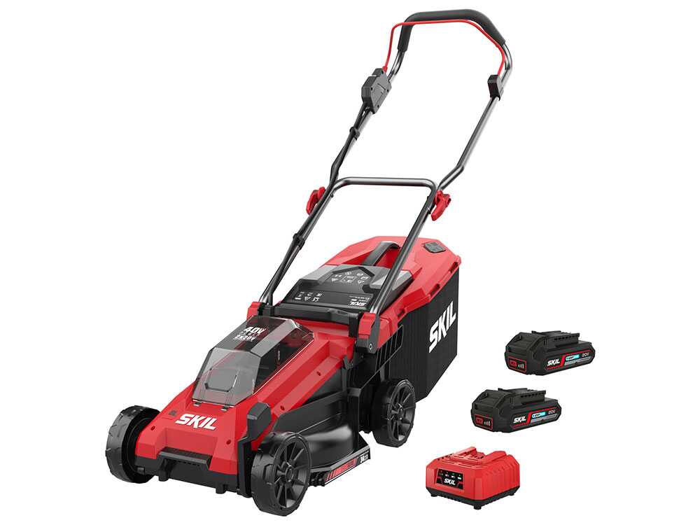 PROMO - SKIL 0130 BA - Akku-Rasenmäher - 2x20V/2ah - 34 cm Schnittbreite