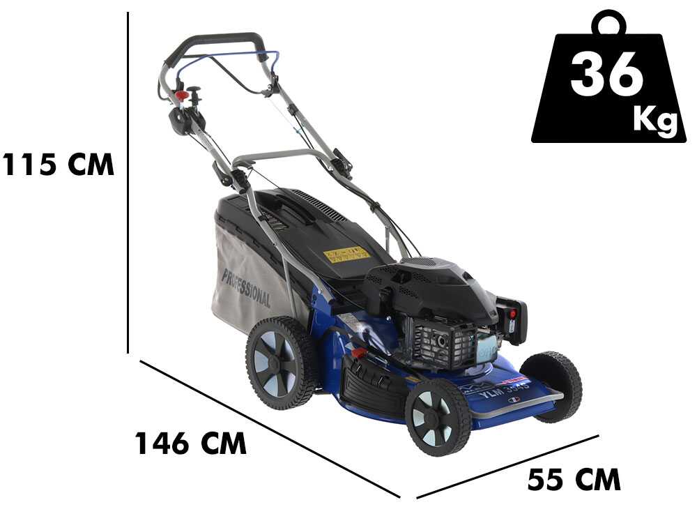 Rasenmäher mit Radantrieb Ma.ri.na Systems YLM 354S VV - Schnittbreite 52cm - Motor Yamaha MA190 - 4in1