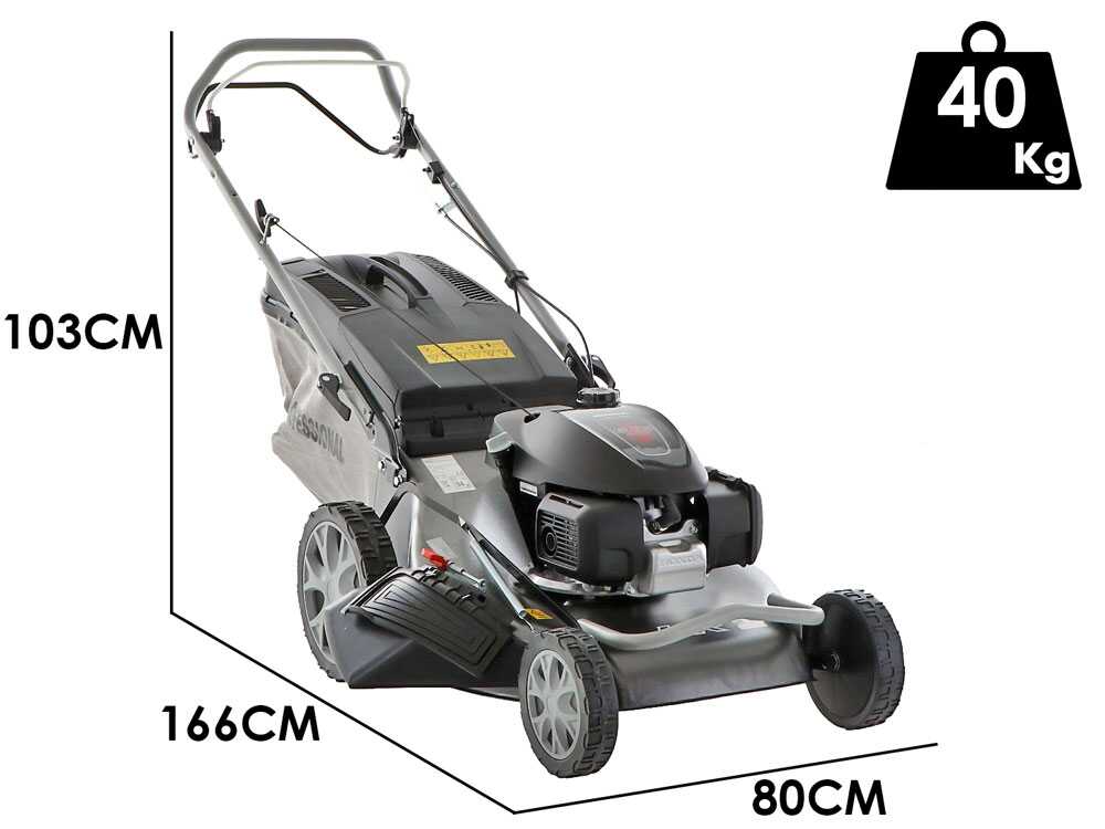 Rasenmäher mit Radantrieb Marina Systems HR 54 SH - 4IN1 - Motor Honda GCVx 200