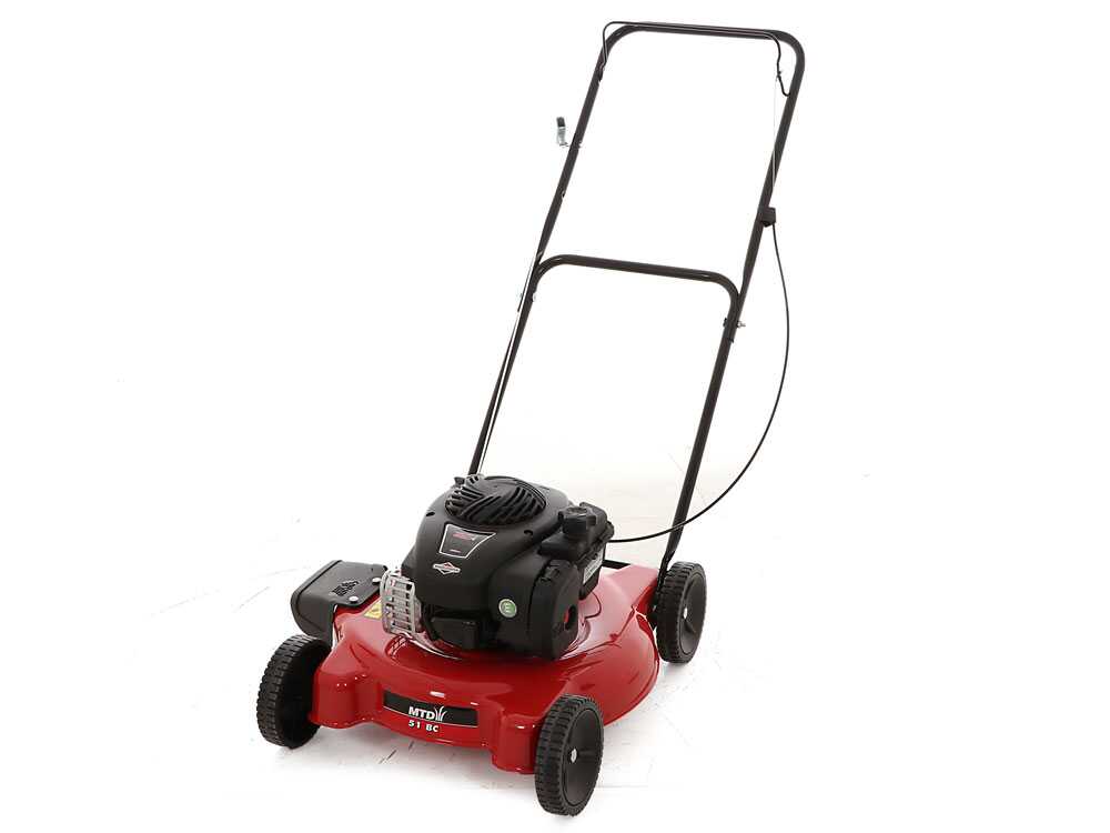 Rasenmäher zum Schieben MTD Smart 51 BC - Seitenauswurf - Motor Briggs&Stratton