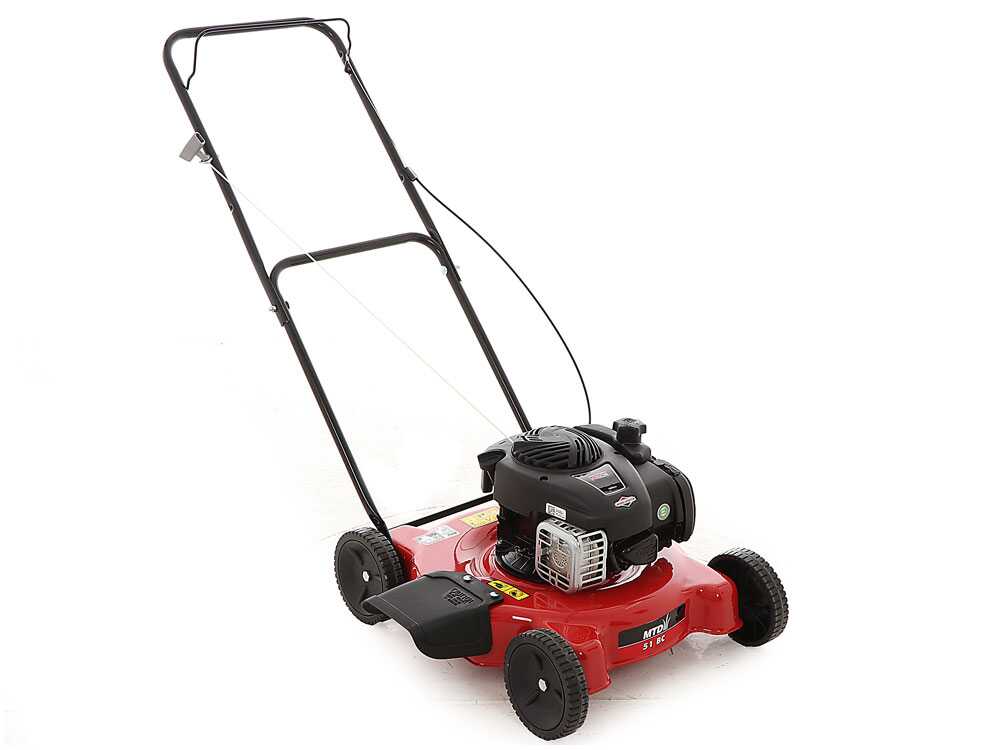 Rasenmäher zum Schieben MTD Smart 51 BC - Seitenauswurf - Motor Briggs&Stratton – Bild 3