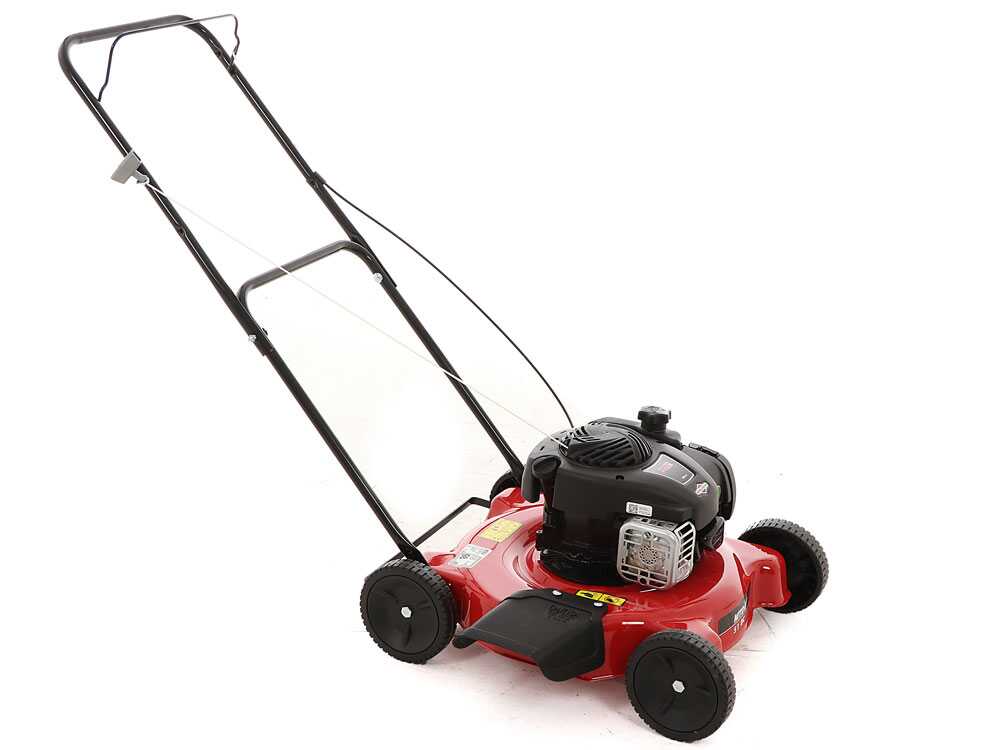 Rasenmäher zum Schieben MTD Smart 51 BC - Seitenauswurf - Motor Briggs&Stratton – Bild 4