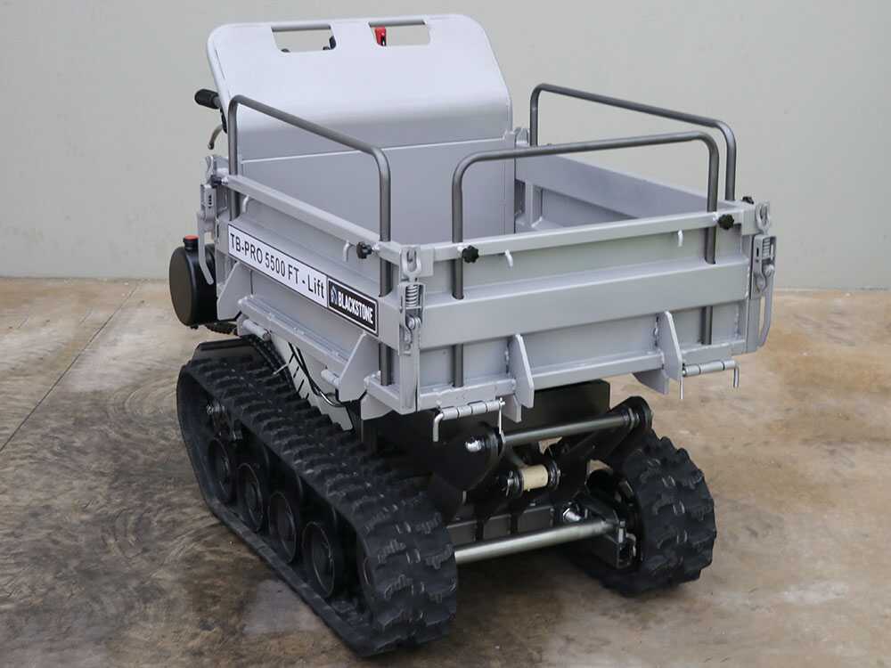 Raupendumper Blackstone TB-PRO 5500 FT-Lift - Mulde mit Scherenhubmechanismus – Bild 4
