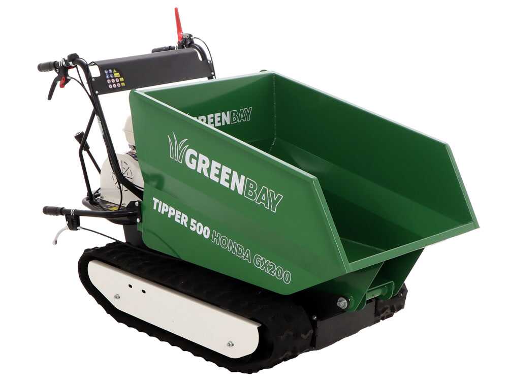 Raupendumper Dumper GreenBay Tipper 500 - Hondamotor GX200 – Bild 4