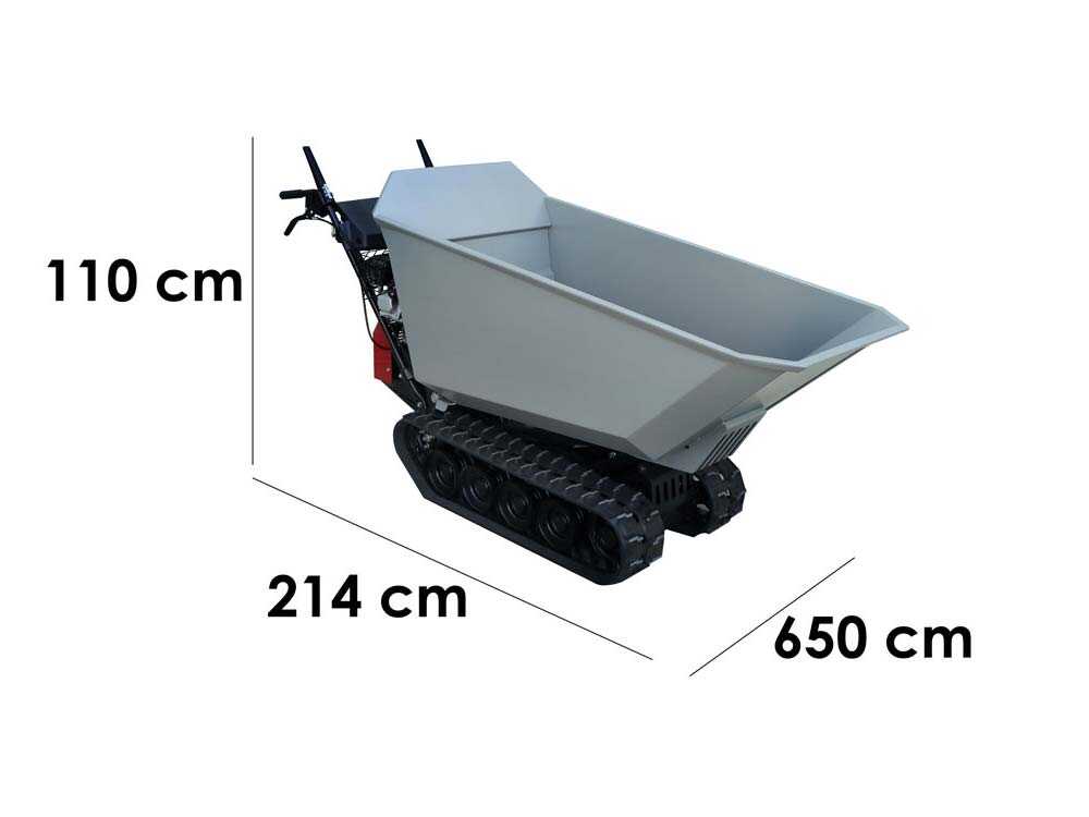 Raupendumper Honda HP 500H IT - Muldenkipper - 500 kg