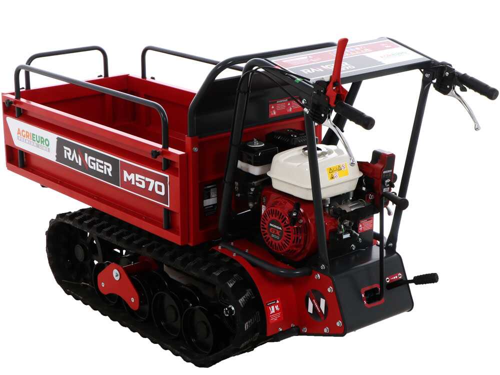 Raupendumper mit ausziehbarer Ladefläche Ranger M570-E - Honda GX200 Motor - Elektrostarter – Bild 2