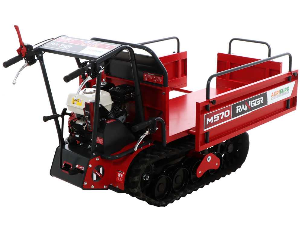 Raupendumper mit ausziehbarer Ladefläche Ranger M570-E - Honda GX200 Motor - Elektrostarter – Bild 3