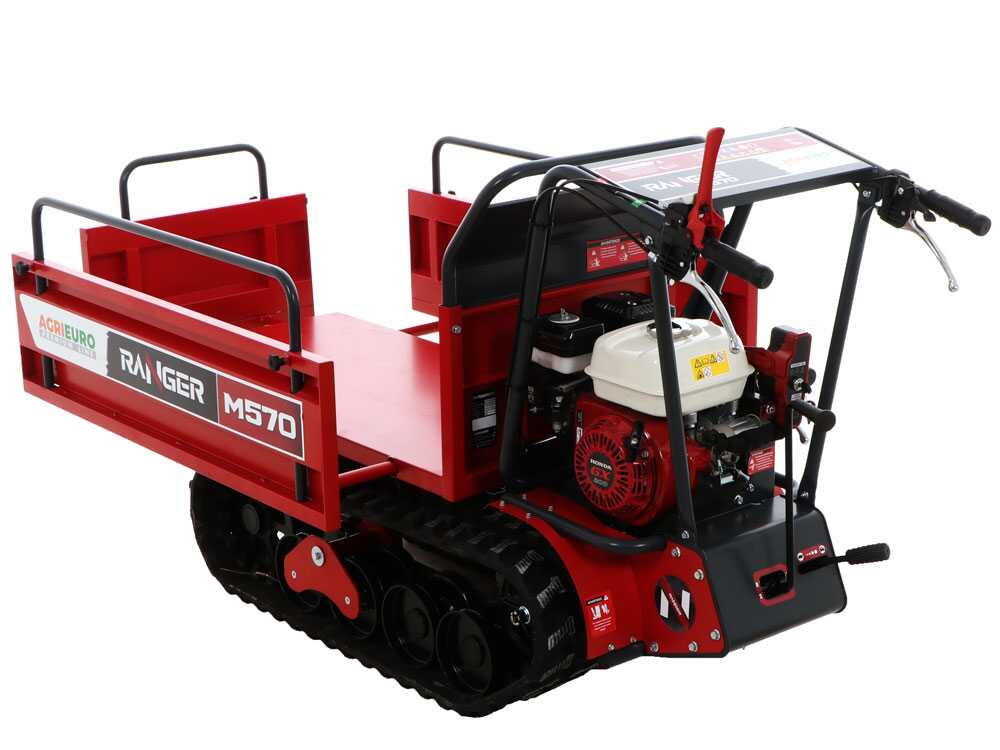 Raupendumper mit ausziehbarer Ladefläche Ranger M570-E - Honda GX200 Motor - Elektrostarter – Bild 4