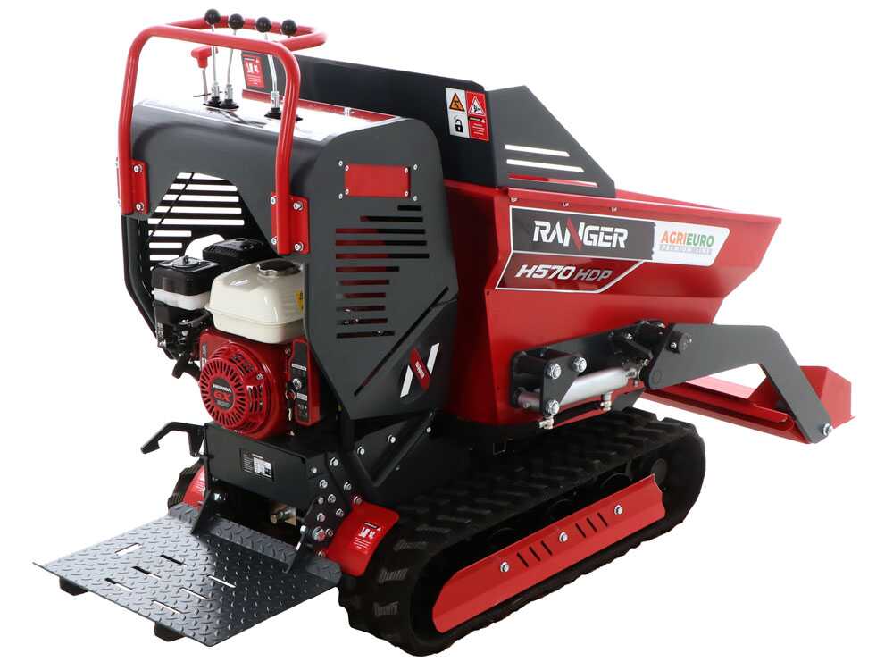 Raupendumper Ranger H570 HDP-E - Motor Honda GX200 - Elektrostarter – Bild 2
