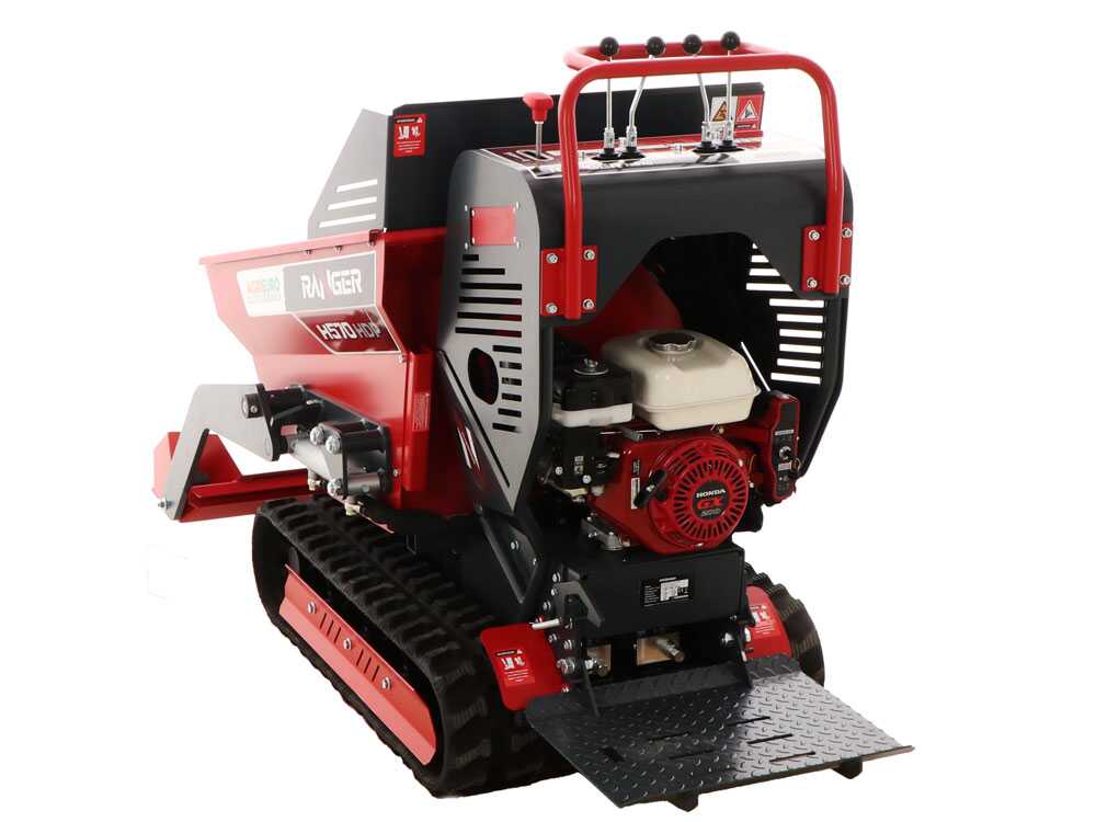 Raupendumper Ranger H570 HDP-E - Motor Honda GX200 - Elektrostarter – Bild 4