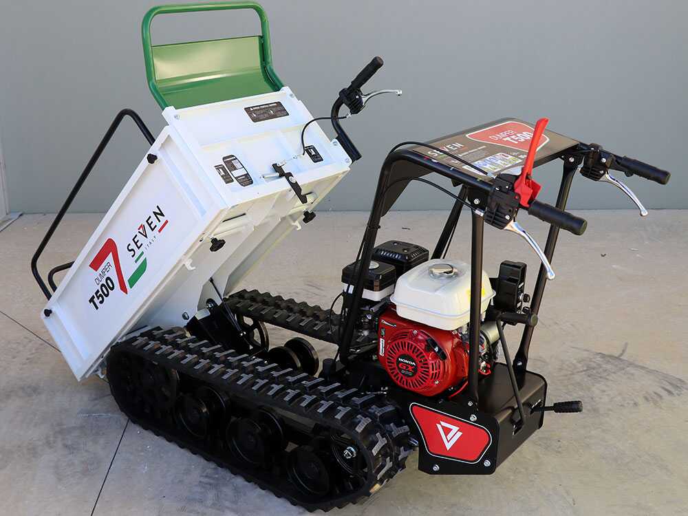 Raupendumper Seven Italy T500 GX-E - ausdehnbare Mulde - Tragfähigkeit 500 kg – Bild 3