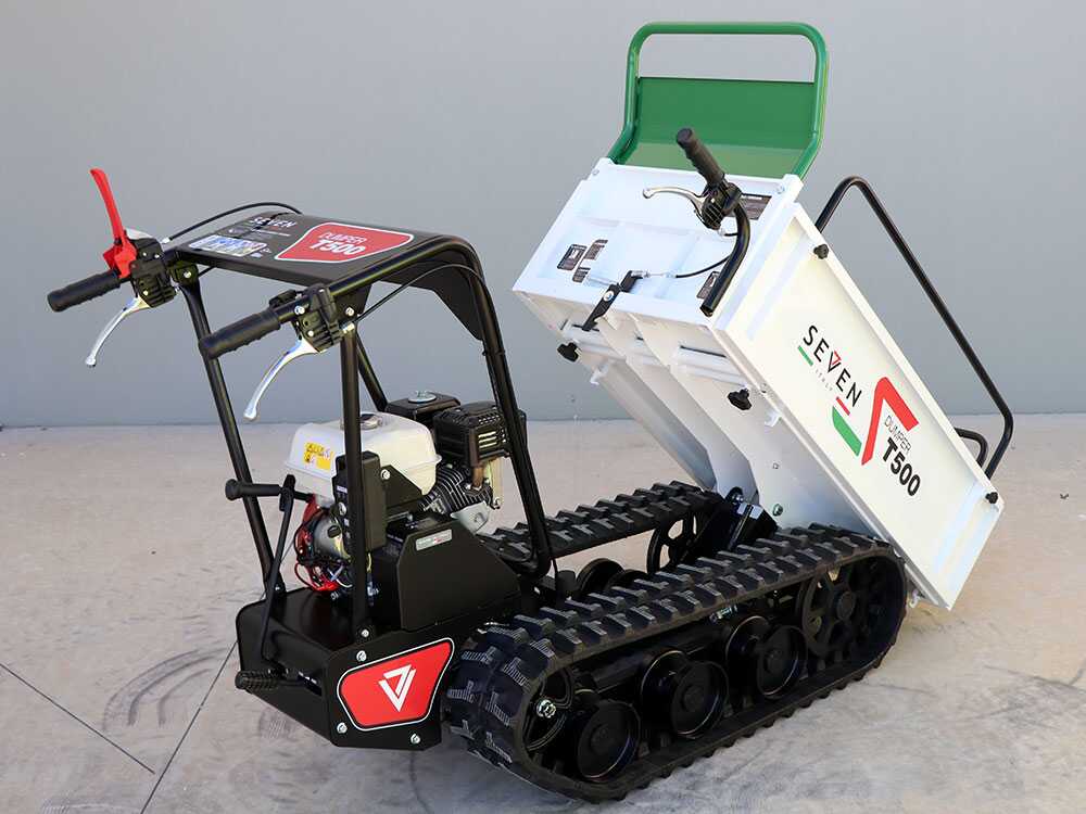 Raupendumper Seven Italy T500 GX-E - ausdehnbare Mulde - Tragfähigkeit 500 kg – Bild 4