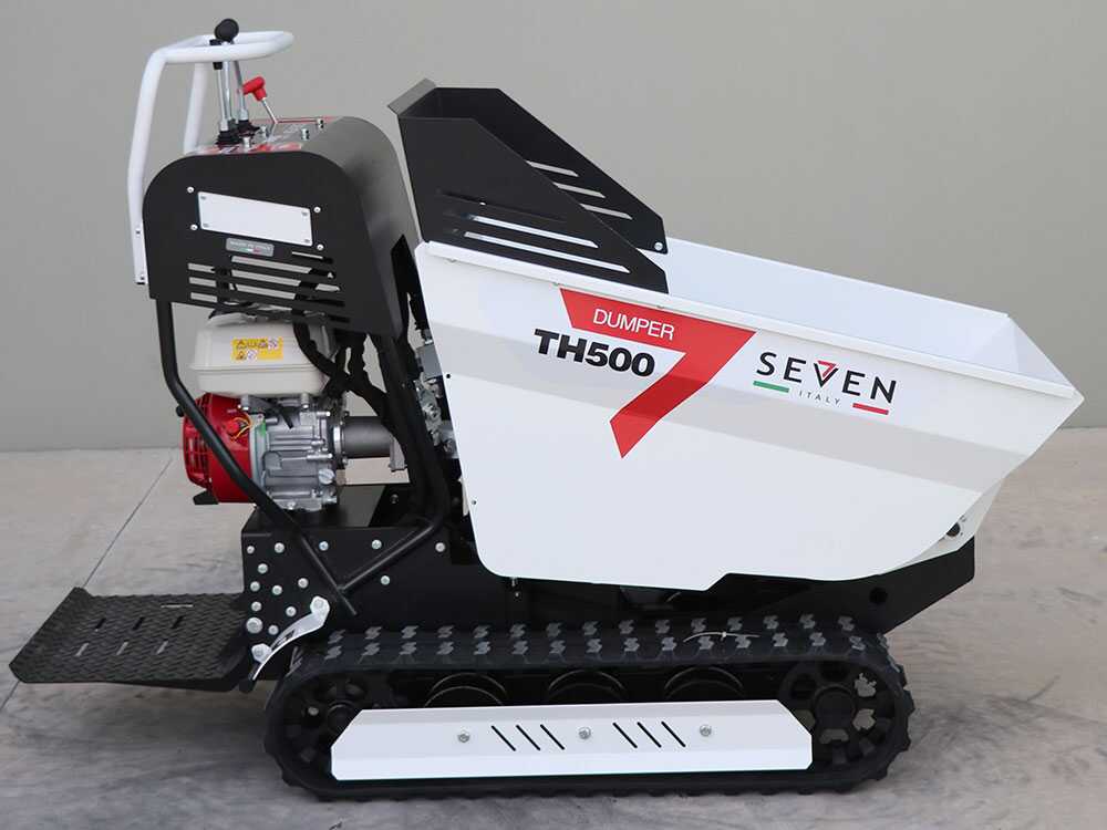 Raupendumper Seven Italy TH500 GX 200 - hydraulische Dumper Mulde 500 kg – Bild 4