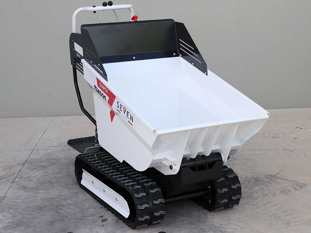 Raupendumper Seven Italy TH500 GX 200 - hydraulische Dumper Mulde 500 kg – Bild 3