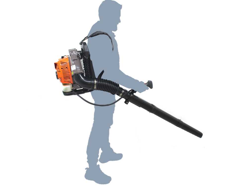 Rückentragbarer Laubbläser Ama KBL500 mit gepolsterter Rücklehne