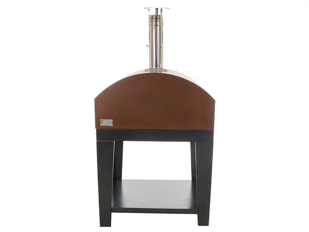 Rossofuoco Benni - Holzbackofen für den Außenbereich mit Wagen - braun – Bild 4