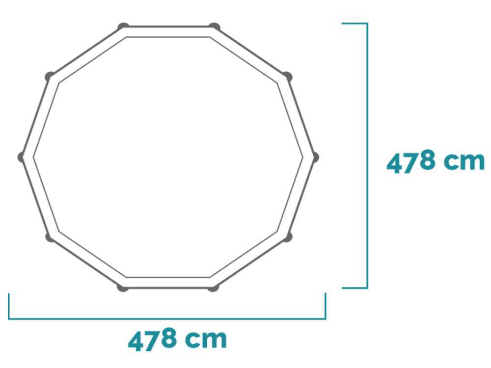 Runder Pool Intex Graphite Grey Panel 26384NP