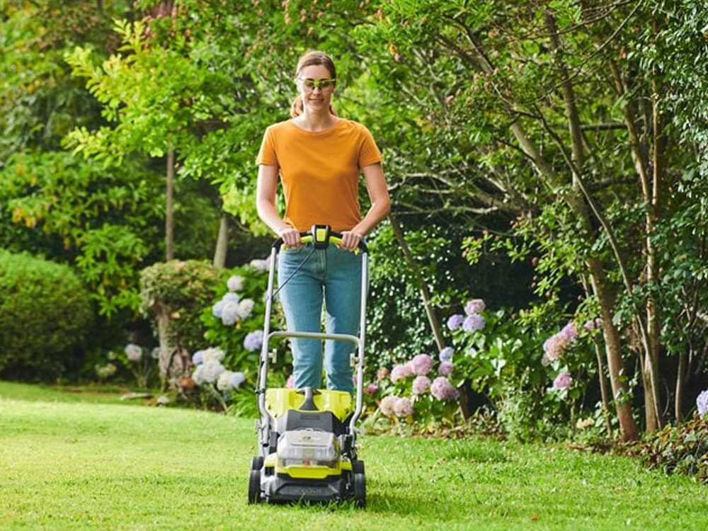 RYOBI RY18LMX37A-0 - Akku- Rasenmäher 18V - OHNE AKKU UND LADEGERÄT