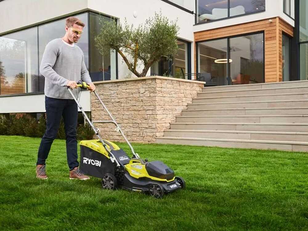 RYOBI RY18LMX37A-0 - Akku- Rasenmäher 18V - OHNE AKKU UND LADEGERÄT – Bild 4