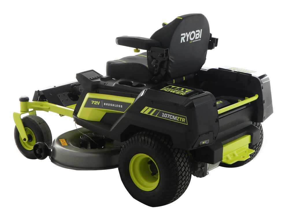 Ryobi ZTRX107 - Akku-Nullwendekreismäher - 72V/20Ah - Schnittbreite 107cm - 2in1 – Bild 3