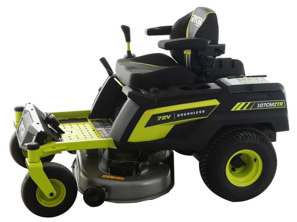 Ryobi ZTRX107 - Akku-Nullwendekreismäher - 72V/20Ah - Schnittbreite 107cm - 2in1 – Bild 4