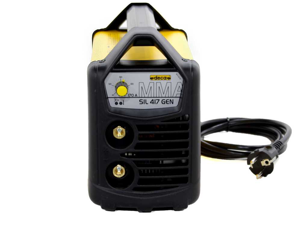 Schweißgerät Elektrode Inverter Deca SIL 417GEN - 170 Amp max - 230 Volt - Kit – Bild 4