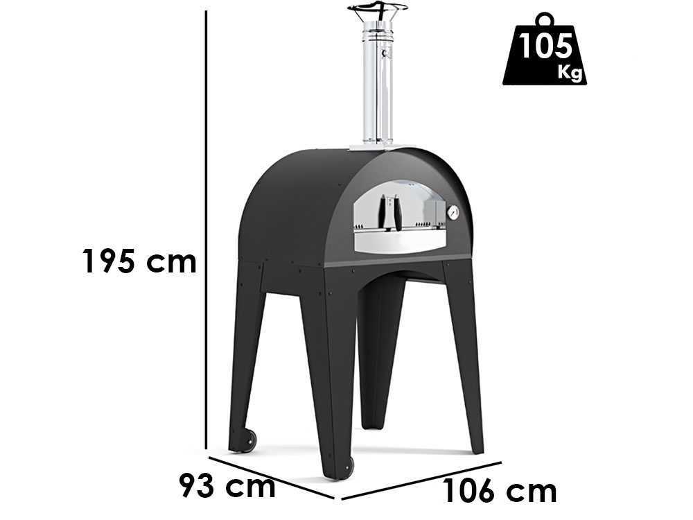Seven Italy Efesto - Holzbackofen für draußen - 80x50