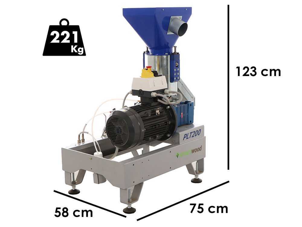 SmartWood PLT-200B - Elektrische Pelletpresse - 400V