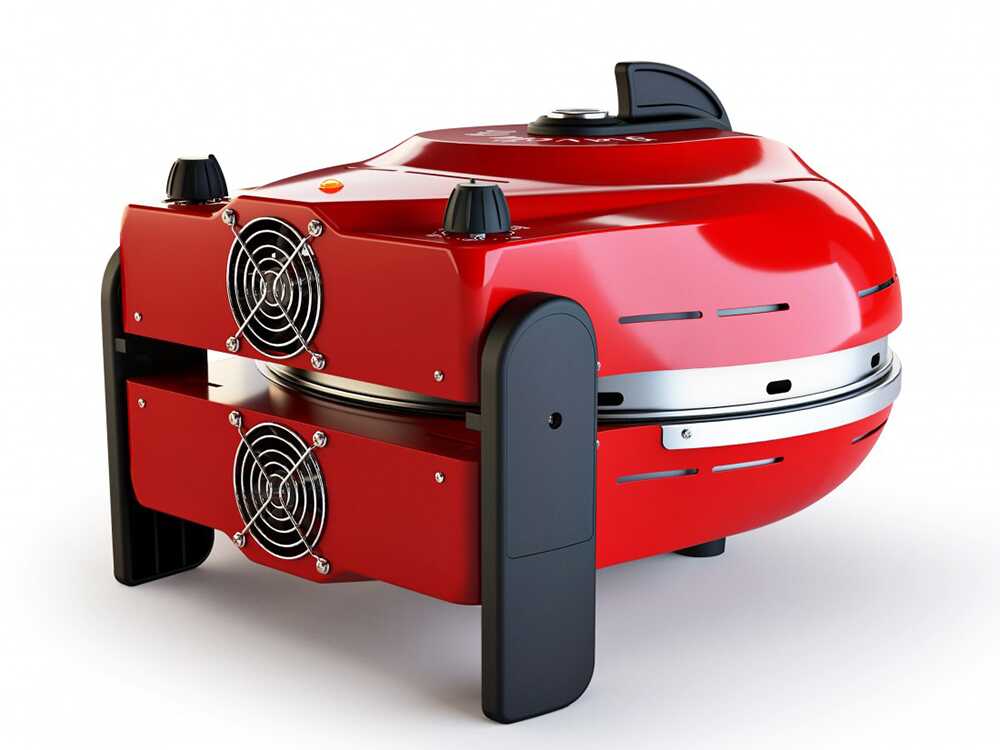 Spice Electronics Diavola Pro V 2.0 Rosso - Elektro-Pizzaofen - Schamottestein – Bild 4