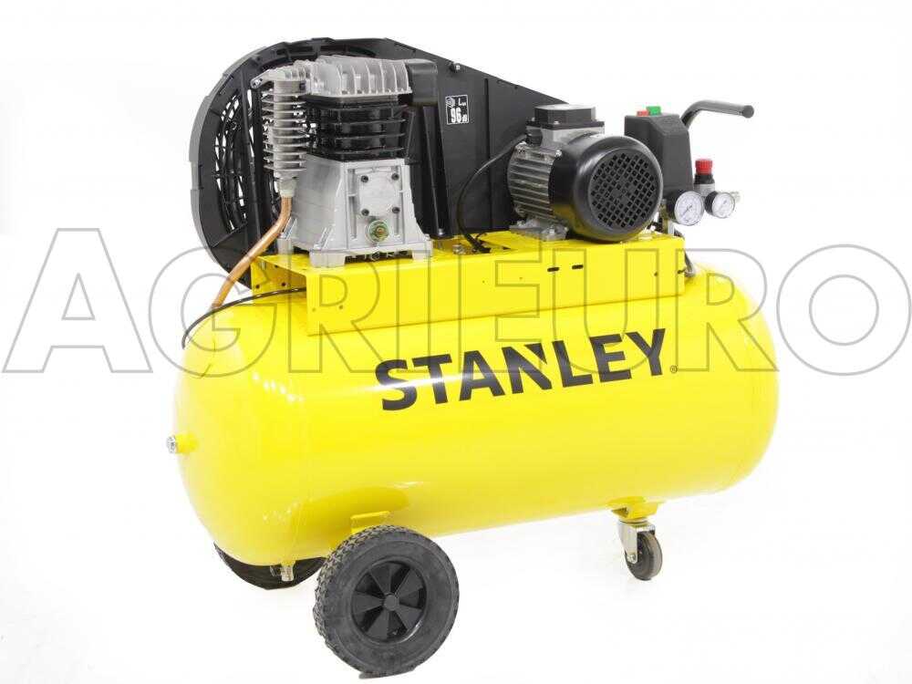 Stanley B 345/10/100 T - Elektrischer Kompressor mit Riemenantrieb - Motor 3 PS - 100 Lt – Bild 4