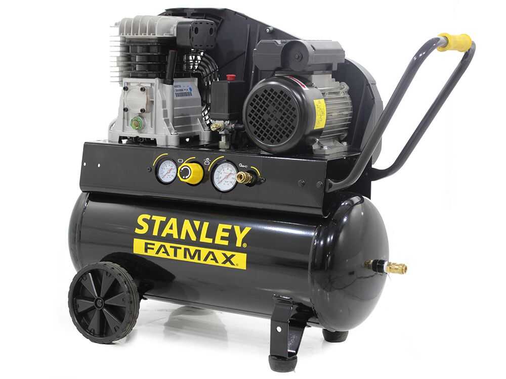 Stanley Fatmax B 255/10/50 - Elektrischer Kompressor mit Riemenantrieb - Motor 2 PS - 50 Lt Druckluft – Bild 3