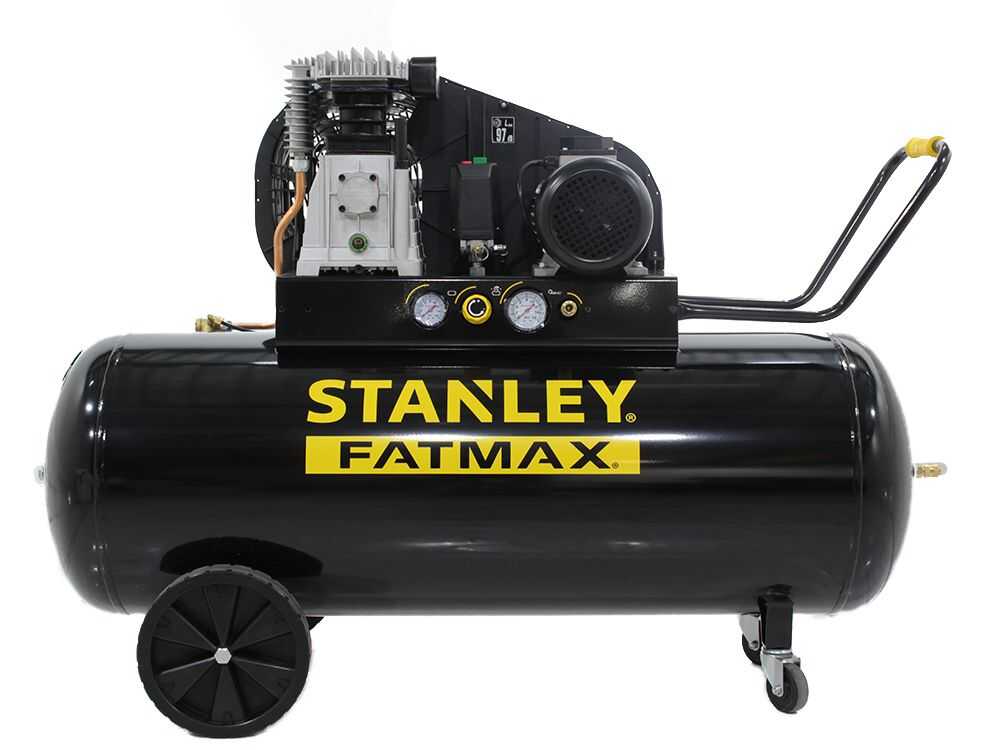 STANLEY Fatmax B 480/10/270T - Kompressor mit Riemenantrieb 400V - Motor 4 PS - 270Lt