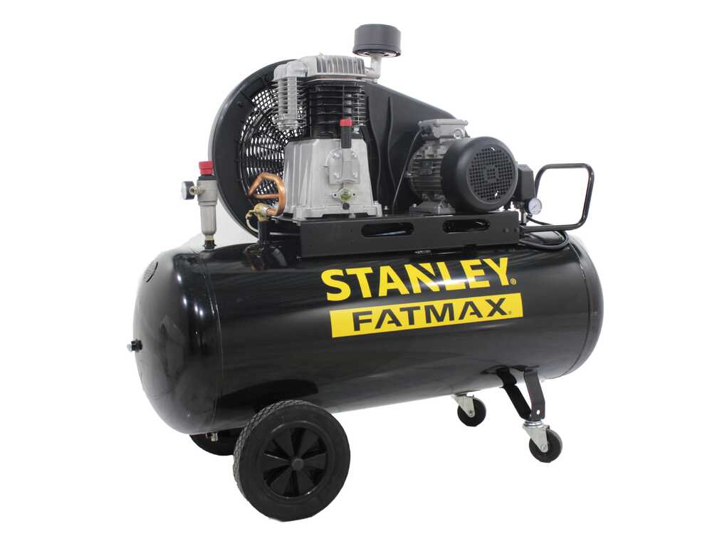 Stanley Fatmax BA 651/11/270 - Kompressor mit Riemenantrieb 400V - Motor 5.5 PS - 270 Lt – Bild 4