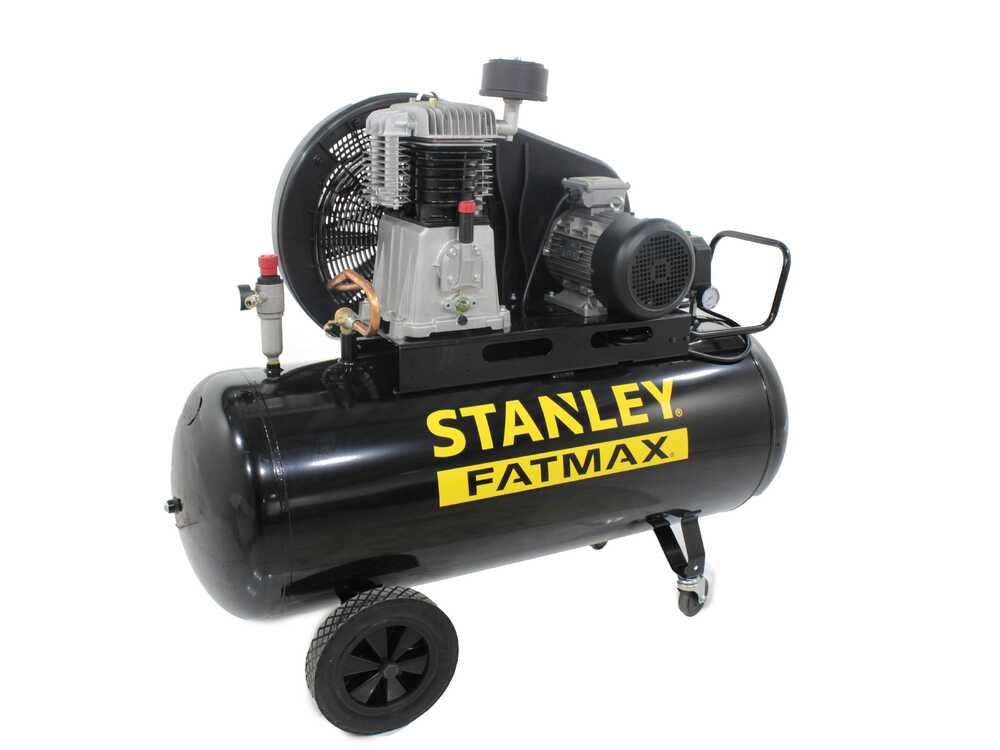 Stanley Fatmax BA 651/11/270 - Kompressor mit Riemenantrieb 400V - Motor 5.5 PS - 270 Lt – Bild 3