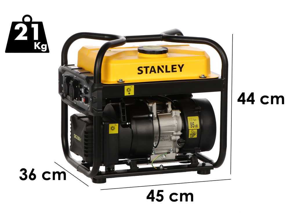 Stanley SIG 2000-1 - Inverter-Stromerzeuger 2 kW - Dauerleistung 1.8 kW - 230V