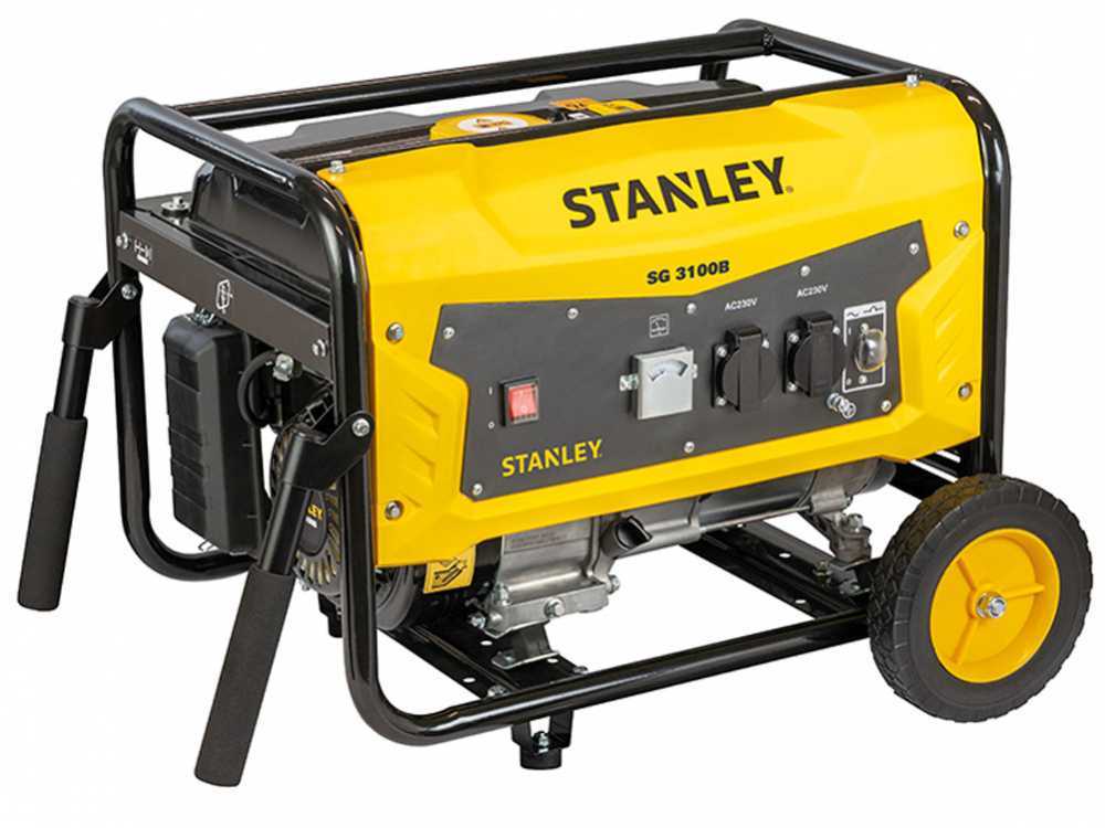 Stanley SIG 3100B - Benzin-Stromerzeuger - AVR 2.9 kw - Dauerleistung 2.6 kW - 230V – Bild 3