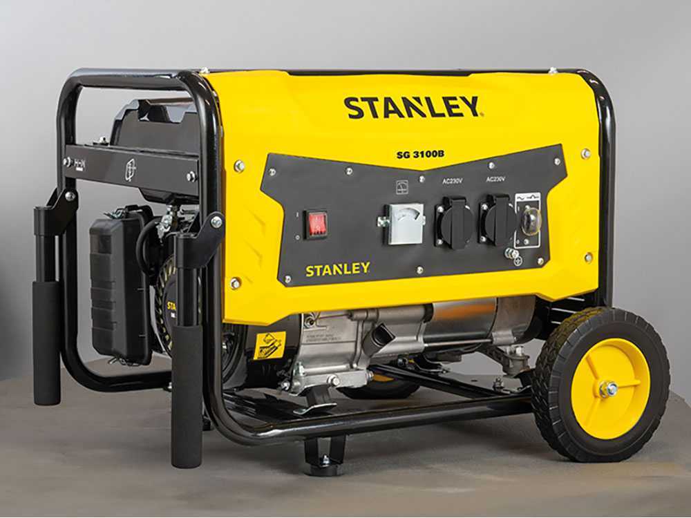Stanley SIG 3100B - Benzin-Stromerzeuger - AVR 2.9 kw - Dauerleistung 2.6 kW - 230V – Bild 4