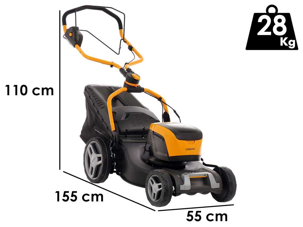 Stiga COLLECTOR 548e S Kit - Akku-Rasenmäher - 48V/4Ah - Schnittbreite 46 cm