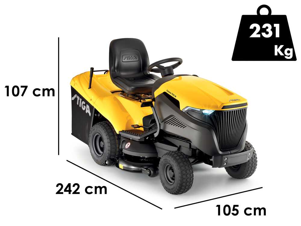 Stiga Estate 7102 W - Aufsitzmäher - hydrostatisches Getriebe - Grasfangbehälter - Mulchkit