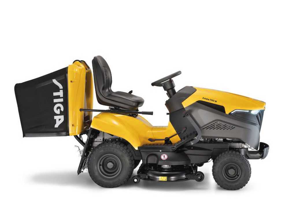 Stiga Estate 7102 W - Aufsitzmäher - hydrostatisches Getriebe - Grasfangbehälter - Mulchkit – Bild 3