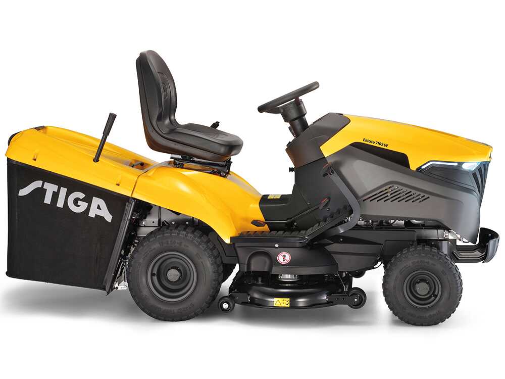 Stiga Estate 7102 W - Aufsitzmäher - hydrostatisches Getriebe - Grasfangbehälter - Mulchkit – Bild 4