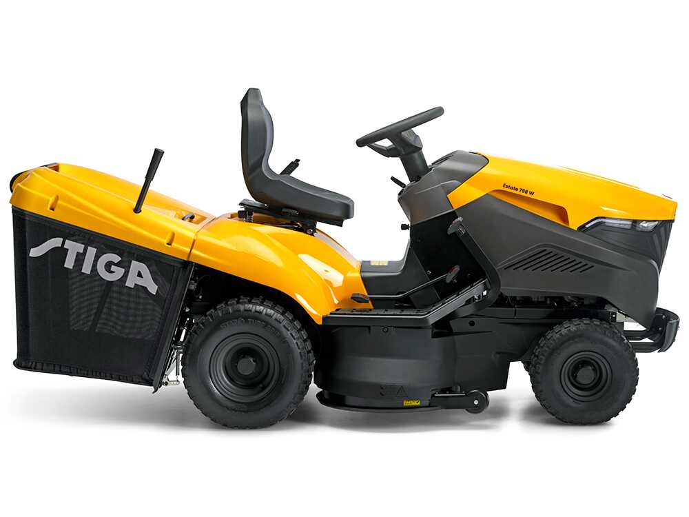 Stiga Estate 798 W - Aufsitzmäher - hydrostatisches Getriebe - Fangkorb - Mulchkit – Bild 3